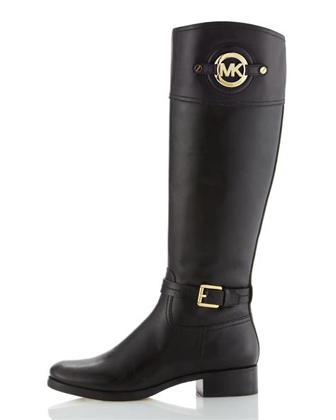 michael kors stockard tall leather riding boots|michael kors stockard riding boots .